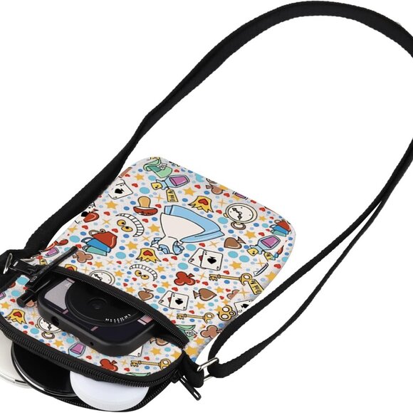 Charming Fairy Tale Mini Crossbody Bag - Ideal for Cosmetics & Gifts, Soft Touch - Picture 2 of 7